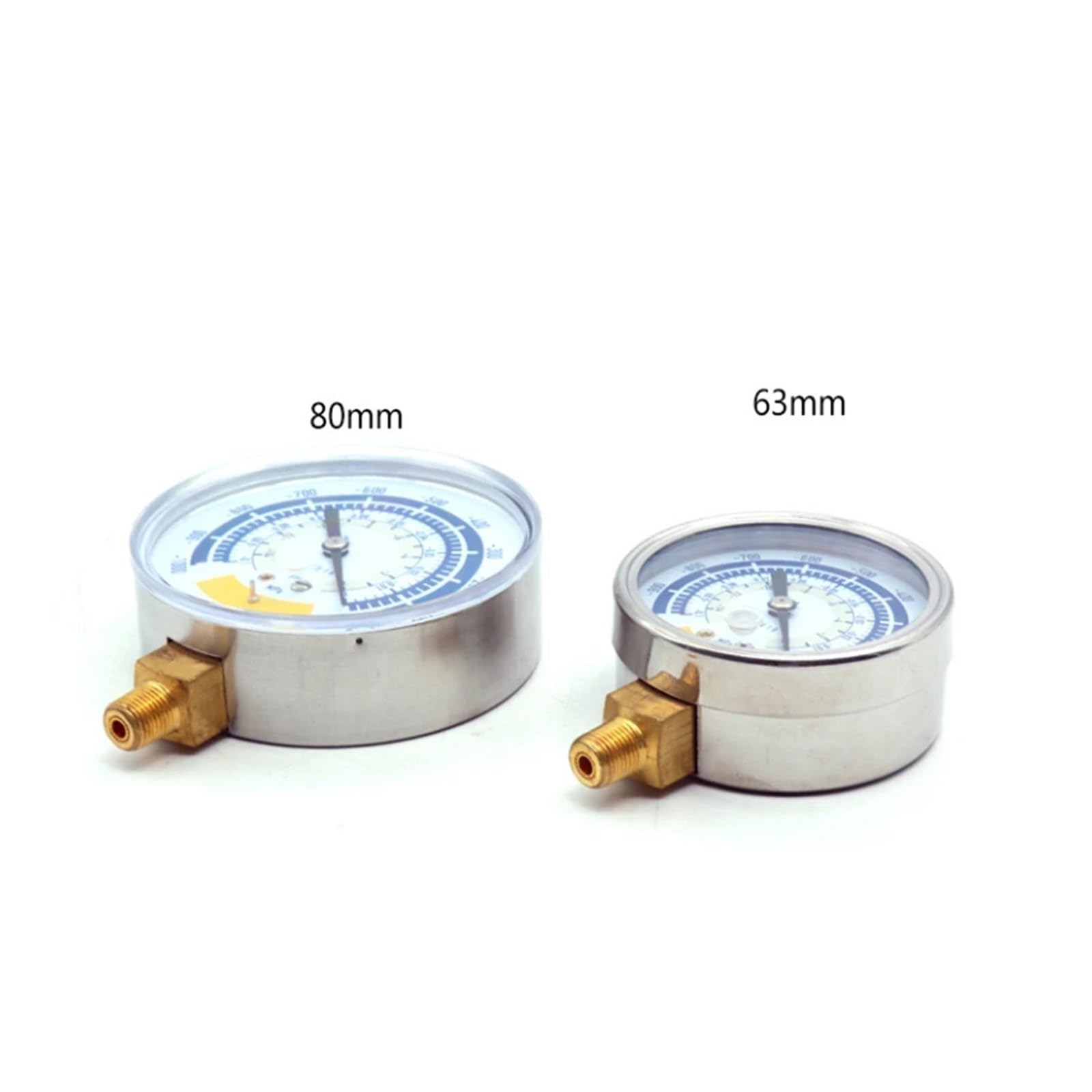 Manómetro digital, Herramienta de medición presión vacío, manómetro a prueba golpes, 63mm, 80mm, conector estándar G1 8(L)