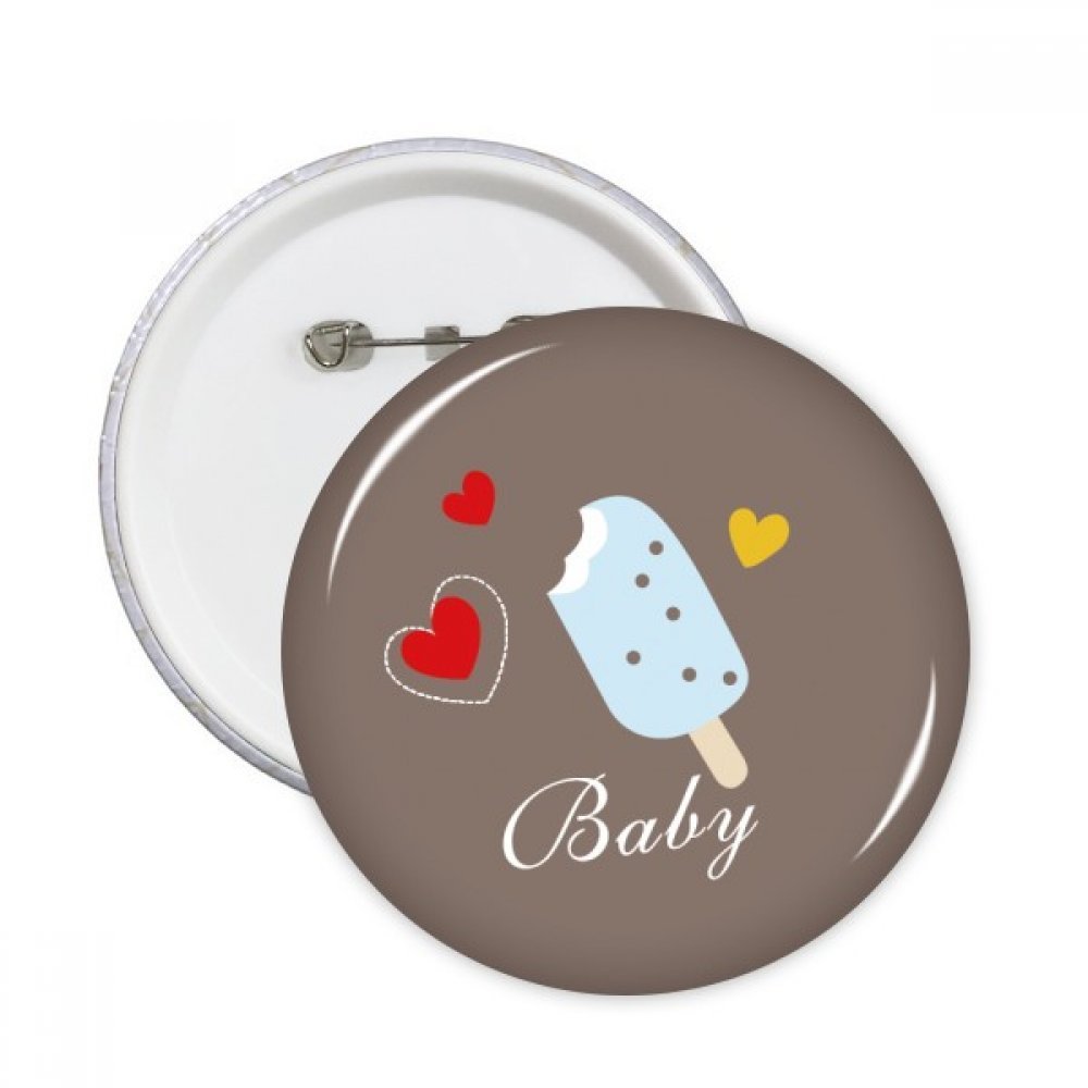 Bâtonnet Sweet Ice Cream broches rondes badge pour customisation denim - 3