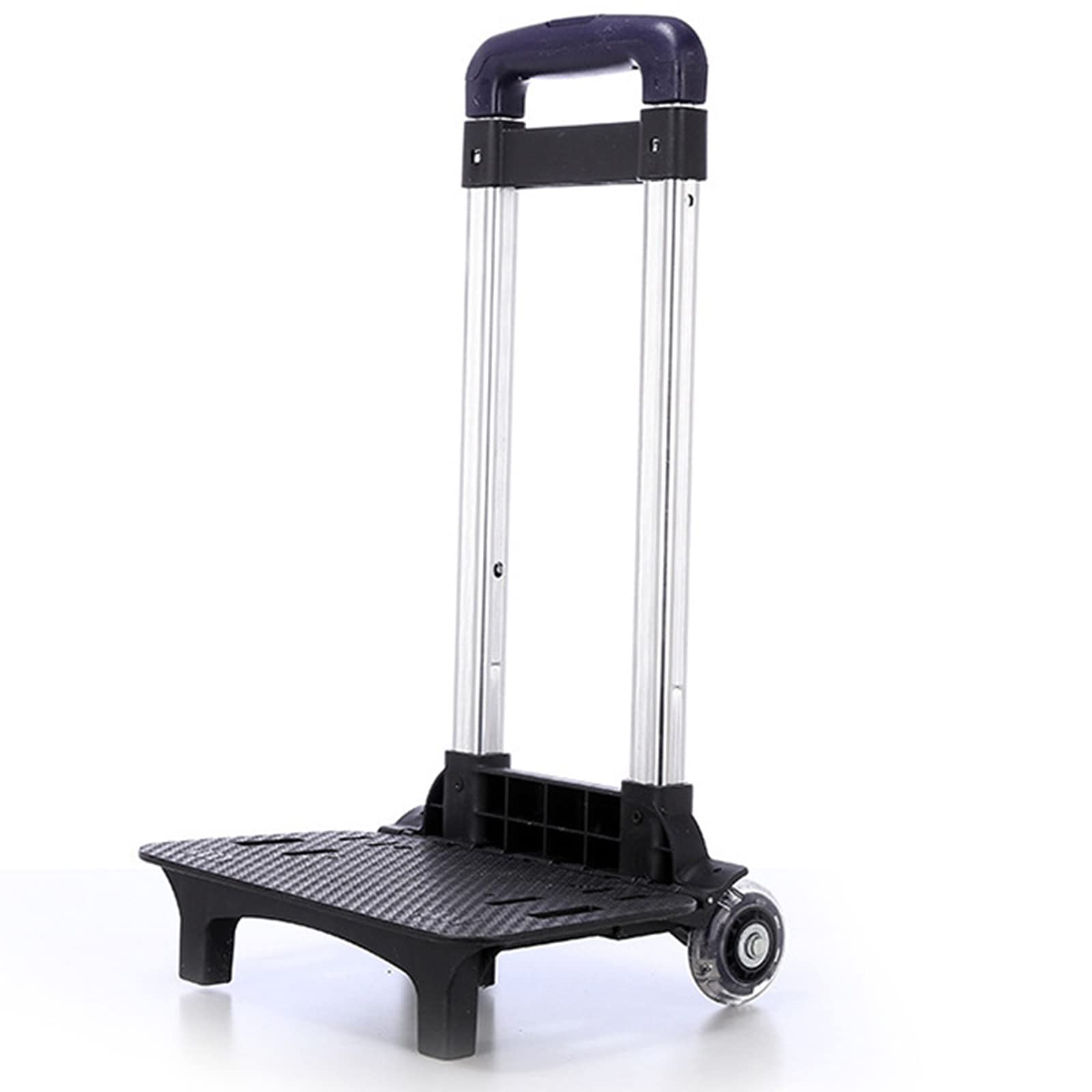 Carrello Pieghevole Carrello per Zaino Trolley Durevole in Lega di Alluminio Bagaglio per Studenti Carrello a Mano per Borsa da Scuola