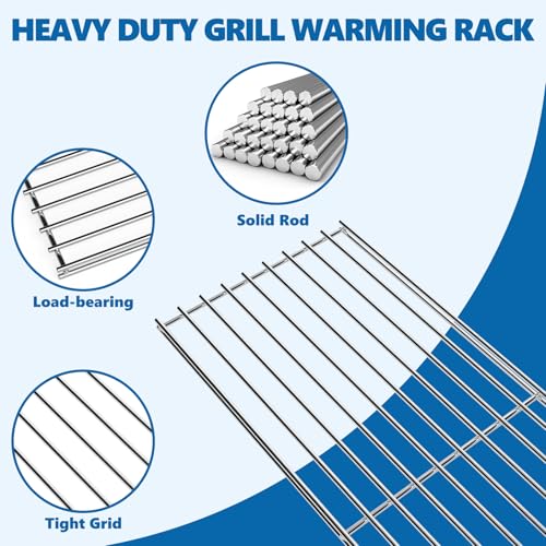 Image of SafBbcue N520-0023 Warming Rack for Napoleon LEX 485, Warming Rack Grill Replacement Parts for Napoleon Upper Rack Bilex485 Mirage 485 Series BIM485 BIM485RB, Napoleon BBQ Grill Accessories