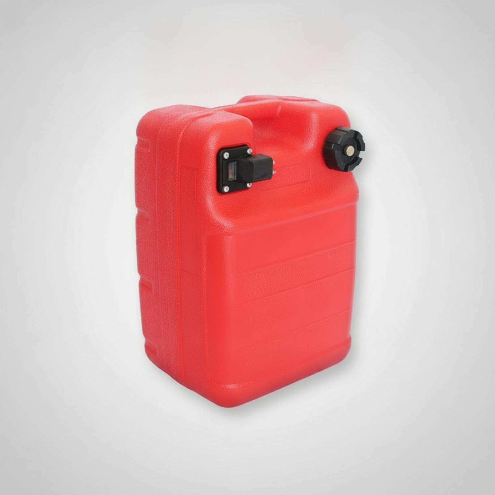 harayaa Serbatoio Carburante Portatile con Tappo Autobloccante Tanica Benzina Esterna Contenitore di Riserva per Motore Fuoribordo Emergenza Rifornimento Ambiente Marino , 12 Litri