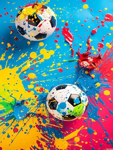 Kit diamond painting football 5D idée cadeau créatif adultes
