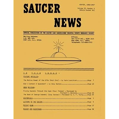 Saucer News Vol. 13, Number 4, Winter 1966-1967
