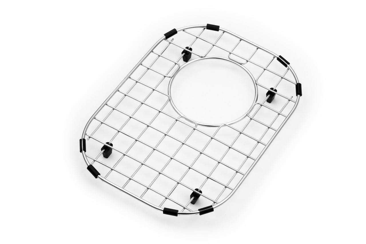 Houzer BG-1400 Wirecraft Kitchen Sink Bottom Grid, 9.62-Inch by 13.12-Inch, Stainless Steel, 9-5/8-by-13-1/8-Inch - Image 4