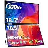 【Large compatibilité】 Ce moniteur portable polyvalent se connecte facilement aux PC, Mac, ordinateurs portables et smartphones. Il est également le compagnon idéal des consoles de jeux comme la Switch, la Xbox et les PS4/PS5, et peut être connecté via USB-C ou Mini-HDMI. (Remarque : la sortie de votre smartphone doit être compatible DP Alt ou HDMI Alt.) Les haut-parleurs intégrés offrent un son clair sans nécessiter de périphériques audio supplémentaires. Grâce à ses fixations VESA standard de 75 x 75 mm, le moniteur portable se fixe facilement sur différents supports, permettant un positionnement optimal dans votre espace de travail.