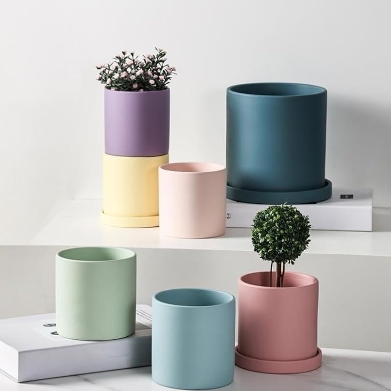 Amazon | SENKAR 植木鉢 鉢 陶器鉢 盆栽鉢 北ヨーロッパスタイルの