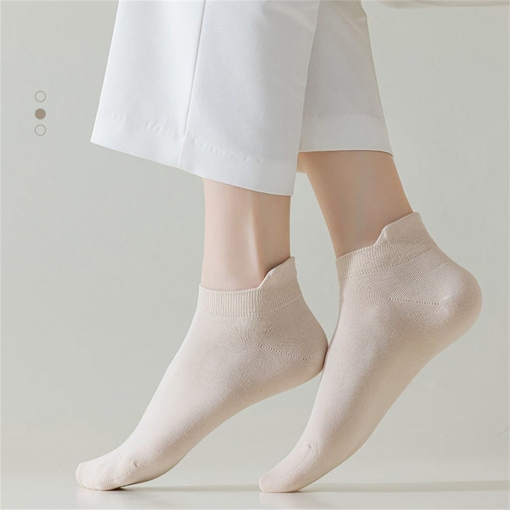 Ear Lifting Ankle Protection Short Tube Socks Are Versatile Without Bone Stitching