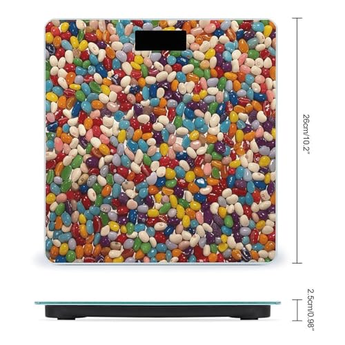 Báscula Digital para Baño Assorted Jelly Beans 400 lb miniatura 2