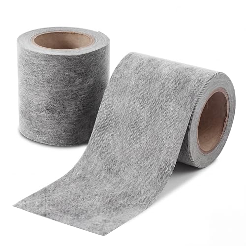 Pangda 2 Roll Waterproof Membrane Tape - 5 Inch x 32.8 Ft Shower Membrane Band Bathroom Uncoupling Waterproof Underlayment Seam Tape for Shower Wall Floor Sauna Room