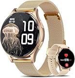 Multifonctionnel & Durée de Vie: La smartwatch femme dispose d'une grande batterie, qui peut durer jusqu'à 2 à 5 jours d'utilisation quotidienne, disant adieu aux charges fréquentes. Il dispose de fonctions telles que l'alarme de fréquence cardiaque, le rappel de boire de l'eau / de prendre des médicaments, le prévision météo, le contrôle de la caméra, la lecture de musique, le réveil, la recherche de téléphone, la commutation multilingue, les fonctions d'appel d'urgence SOS, etc., Vivez plus malin
