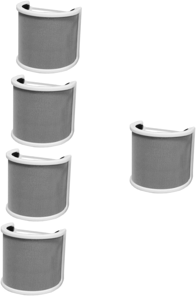Gadpiparty 5pcs Microphone Dust Cover Pop Filter Handheld Windproof Shield u Shape