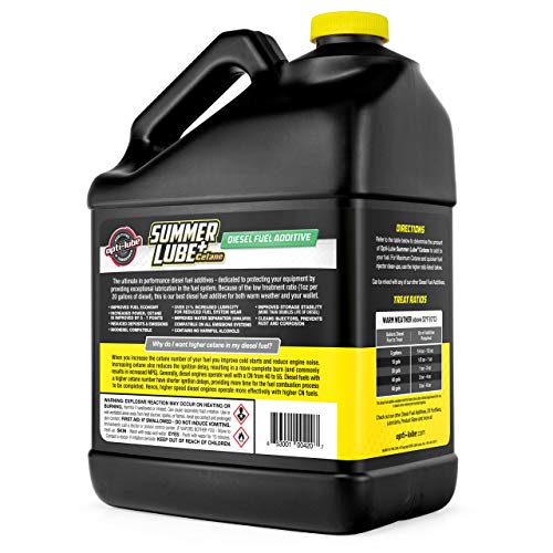 Opti-Lube Summer+ Cetane Formula Diesel Fuel Additive: 1 Gallon with Accessories (HDPE Plastic Hand Pump and 2 Empty 4oz Bottles) Treats up to 2,560 Gallons - Thumbnail 5
