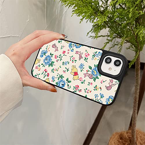 Ehreus Winnie The Pooh Phone Case For Iphone 13, Cute Cartoon Aesthetic Animation Winnie Pooh Iphone 13 Case Women Girls Boys Shockproof Protective Phone Case Hard Cover #TOP5