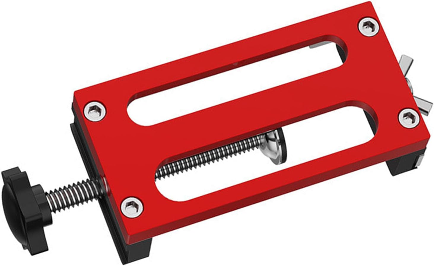 Hardware Jig for Cabinet Door Mounting, Aluminium Alloy with Multiple Aperture Sizes Options Quick Accurate Locating Multiple Hole Diameter Selections, Removable Positioning Bar