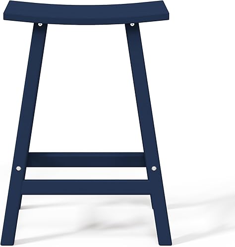 Vista 171 de WestinTrends Malibu - Juego de 2 taburetes para sillín para exteriores/patio, 24 alturas, color negro