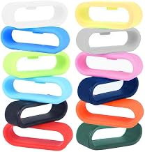 12-Pack Accessories for Magic Band & Band+ & Band2.0, Multi-Color Anti-slip Silicone Security Holder Loops Comapatible with Disney Magic Bands