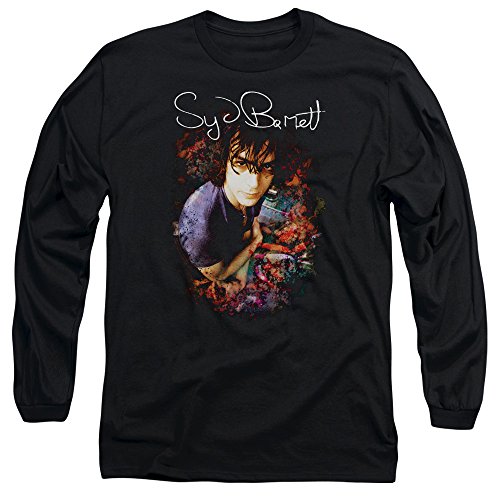 Image of Syd Barrett - Mens Madcap Syd Long Sleeve T-Shirt, X-Large, Black