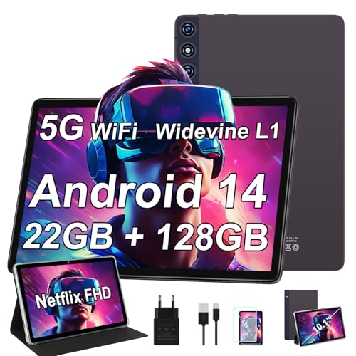ZIOVO 2025 Nueva Tablet 10 Pulgadas,Android 14 22GB RAM+128GB ROM,Tablet 5G WiFi Widevine...