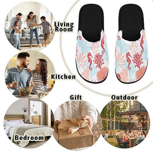 Rainbow Pattern Soft Women Slippers Cozy House Shoes Lightweight Fuzzy Slippers Memory Foam Slippers for Women Indoor and Outdoor4