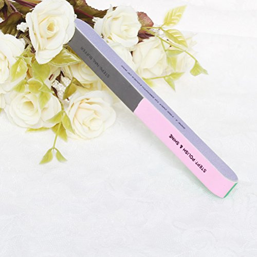 Ofoen 12 Stück Nagelfeile, Nail Art Maniküre Schleif Tool – Bild 6