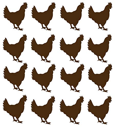 30 Chicken Stickers, Hen Party Stickers, Food Choice, Wedding Menu Stickers, Farmer Decal, Table Meal Choice Stickers, Animal Vinyl Decal #TOP1