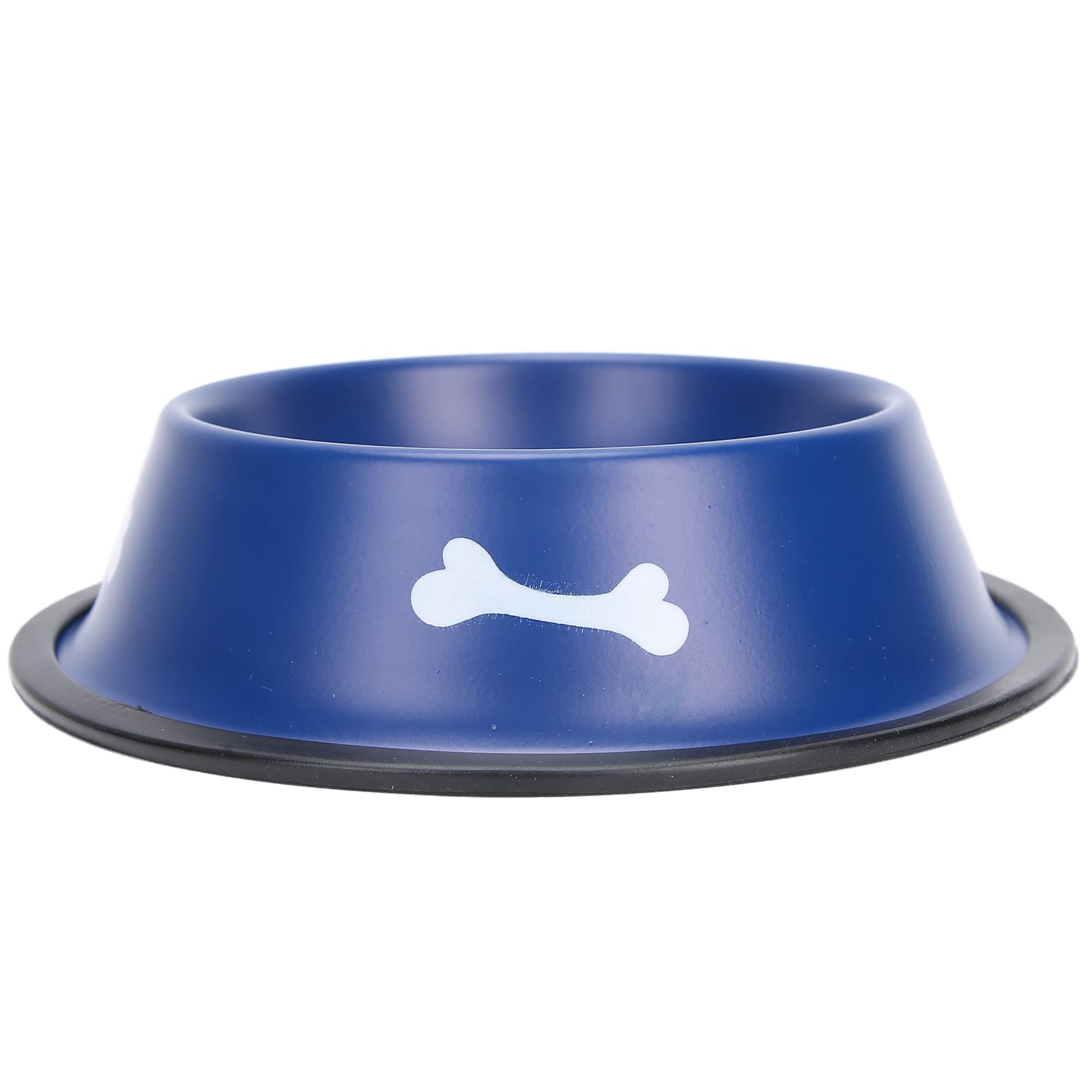 Kketeopt Blue Pet Stainless Steel Bowl Durable Nonslip Dog Dish For Healthy Feeding (Blue)