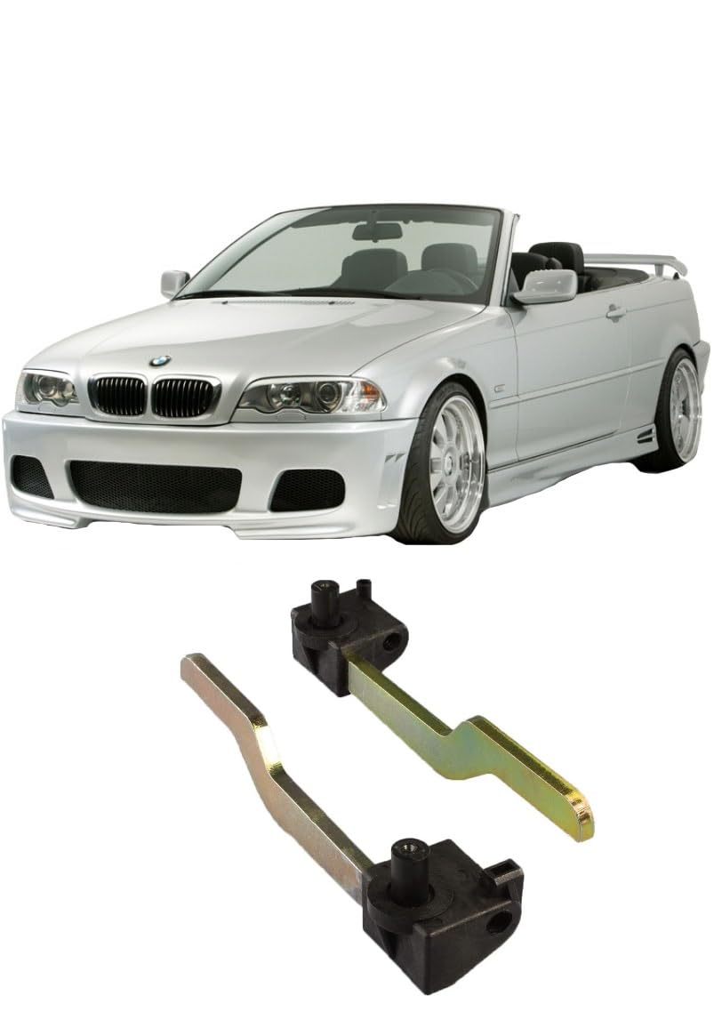 Twowinds - Crochet de Verrouillage de Toit Rabattables Compatible avec BMW E46, Opel Astra G Cabrio - 9198574 (lot de 2)