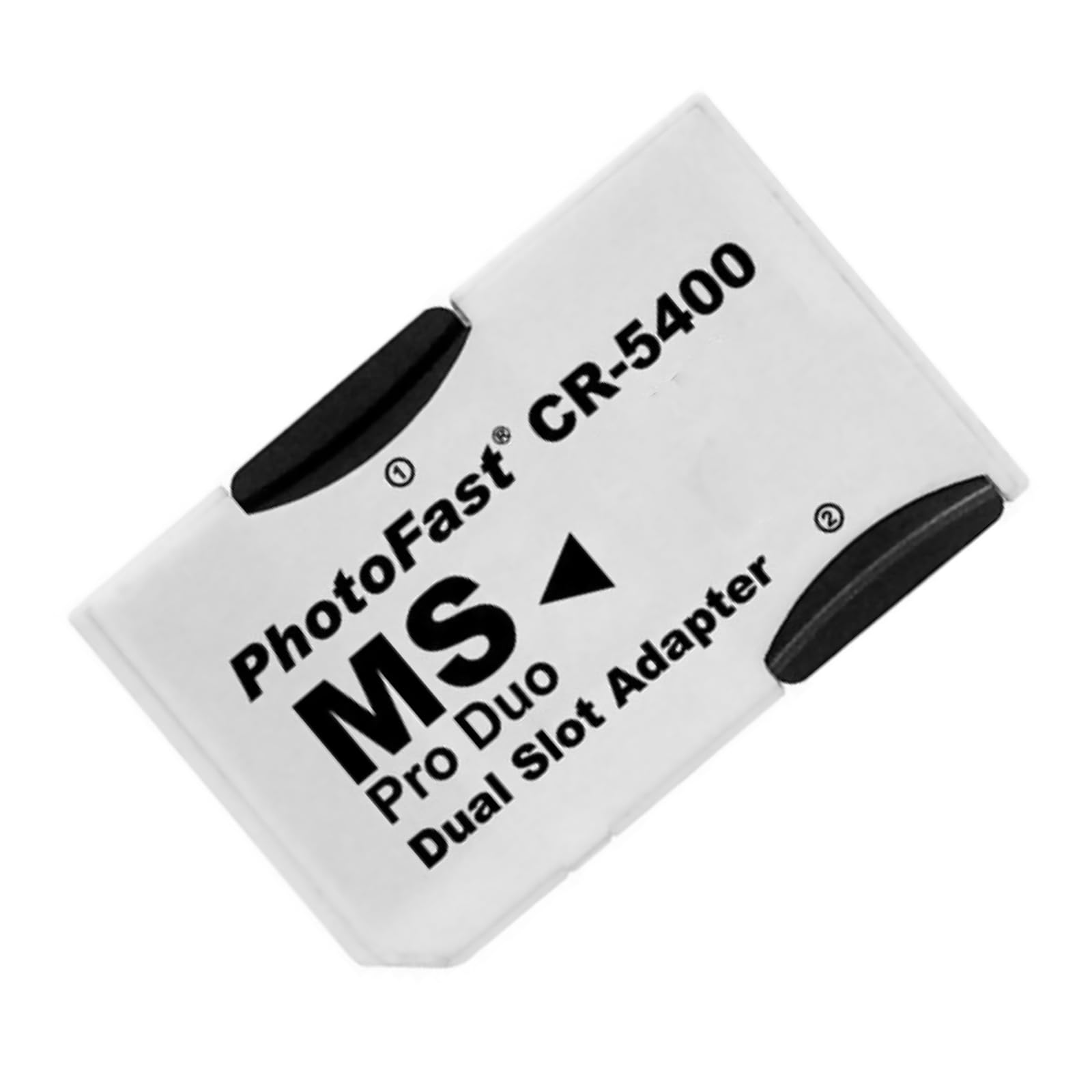 Adaptador CR-5400 MicroSD/TF para MS PRO Duo, converte 2 cartões