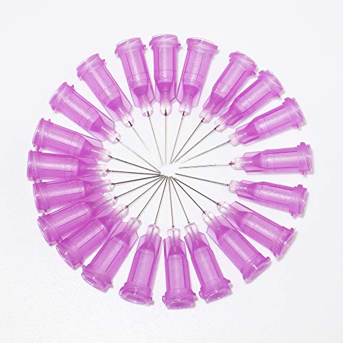 Aiguilles pour seringues, 100Pcs Aiguilles de distribution à pointe émoussée Aiguilles à injection pour expériences, remplissage de cigarettes électroniques (30G) Cover