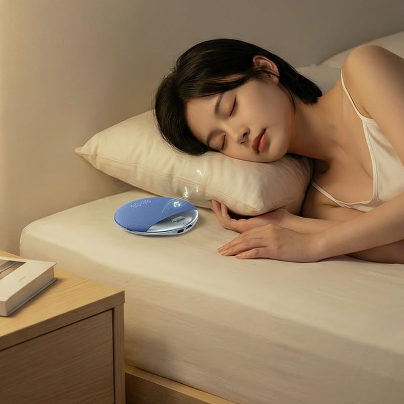 Image of Pillow Speaker,Bluetooth Pillow Speakers for Sleeping,Ultra-Thin Under Pillow Speaker with White Noise Timer,Wireless Sleep Aid for Adult Kids