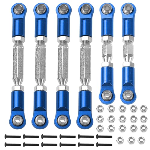 Vgoohobby Metal Turnbuckles Rod Camber Links Steering Linkage Tie Rods Pull Rod Compatible with...