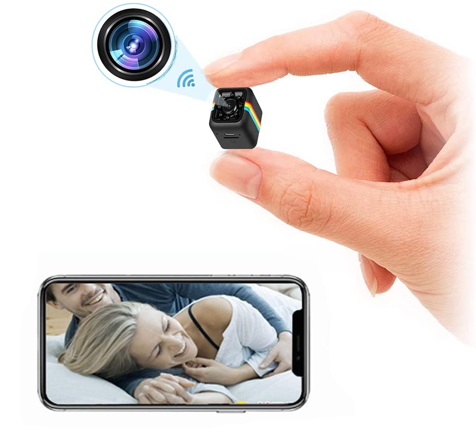 Home Security Surveillance Camera, Wireless WiFi Camera, Small Camera, Mini Security Camera, Portable Small Pet Camera, Voice Function, HD Built-in Battery Small Camera, Mobile APP Real Time View