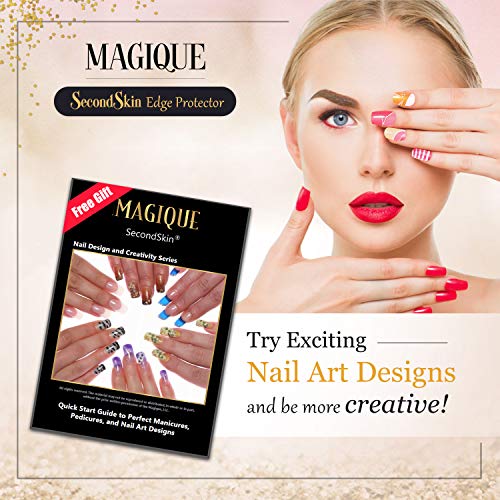 Simply Peel Liquid Latex for Nails - Nail Polish Protector for Fingers - Nail Peel Off Liquid Tape - Peel Away Liquid Nail Tape - Nail Polish Guard - Nail Latex Peel Off - Magique SecondSkin 0.5 Fl Oz