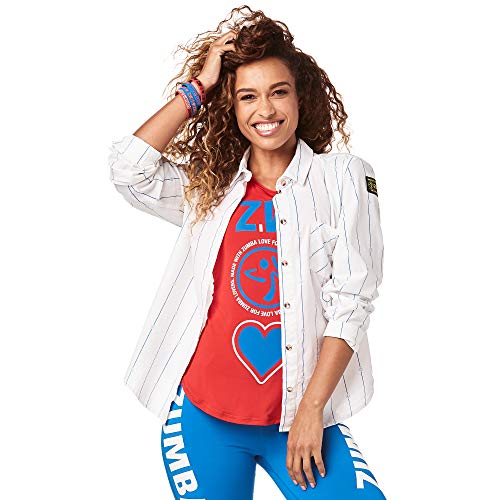 Zumba Camiseta de Tirantes de Entrenamiento Fuerte y Transpirable para Mujer XX-Grande...