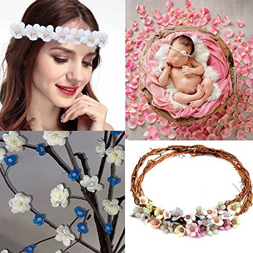 PXRLMYF 100Pcs Artificial Daisy Flower Heads Multi-color Small Silk Daisy Flower Mini Fake Flowers Heads for DIY Wreath Gift Craft Party Festival Decoration - Image 4