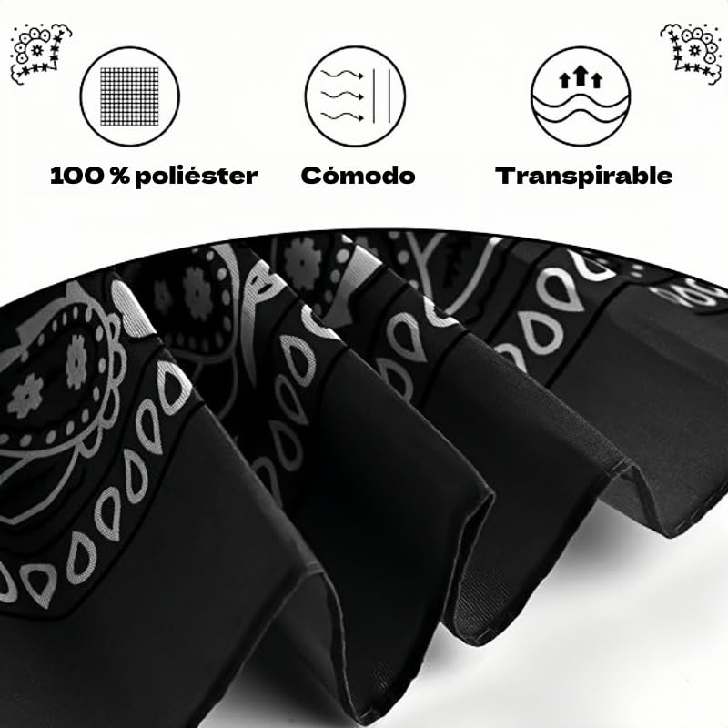 Catálogo para Comprar On-line Pañuelos para la cabeza para Mujer , listamos los 10 mejores. 27 Imagen adicional