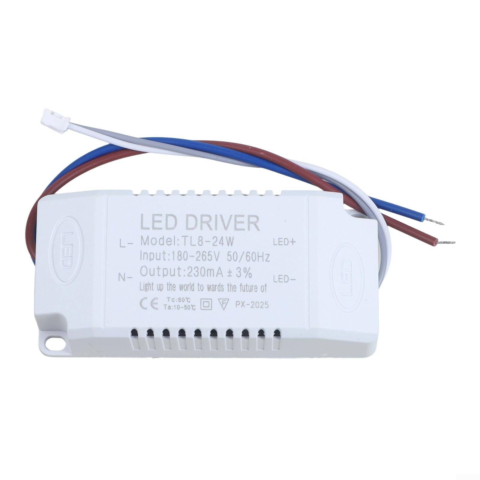 LED Driver Electronic Transformer, 8-24W Constant Current Power Supply For Ceiling Lights And Panel Lights,For Input AC110-265V, Output DC24-84V/230mA, 80Mm Diameter