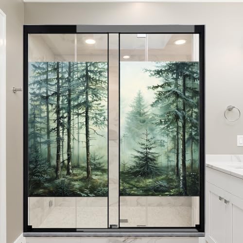 Vinilo decorativo para ventana con protección privacidad y efecto esmerilado miniatura 4