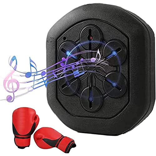 FYLZW Musik Elektronische Boxmaschine Wall Target Smart Bluetooth Boxsack Training Übung mit Lichtern, für Kinder Erwachsene Stressabbau Cover