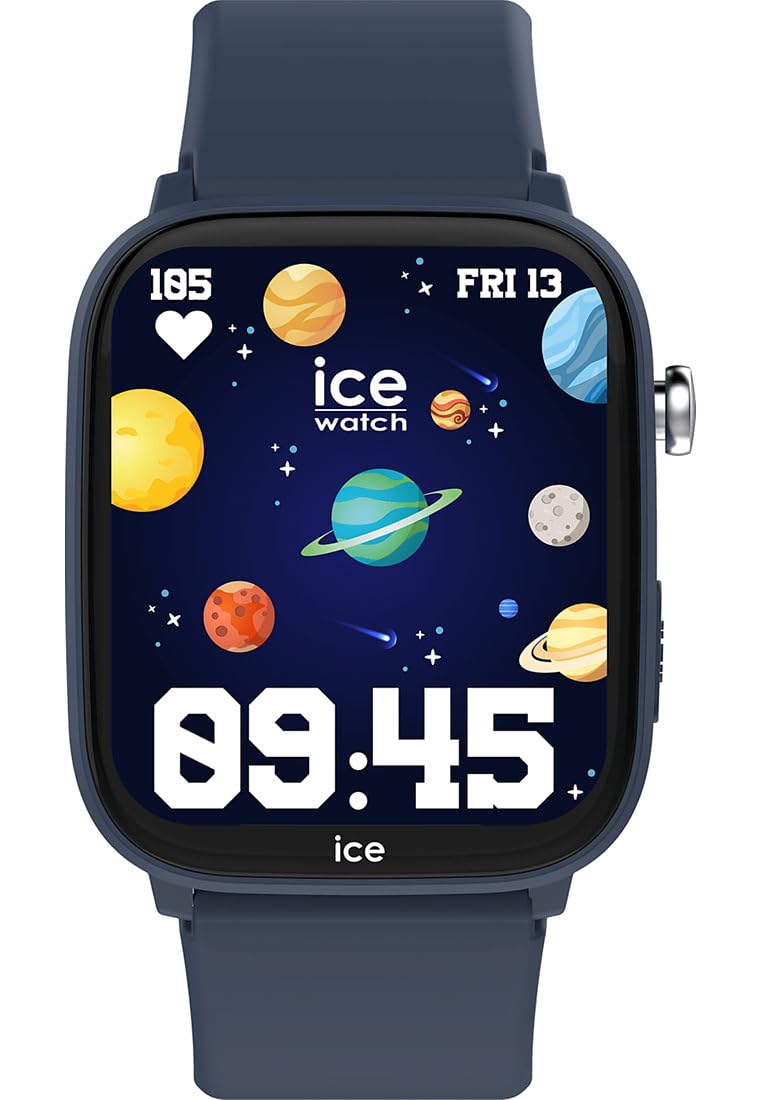 Ice-Watch - ICE smart junior 3.0 Find My Blue - Boy's geolocatable smartwatch with silicon strap - 024547 (1.75 inches)