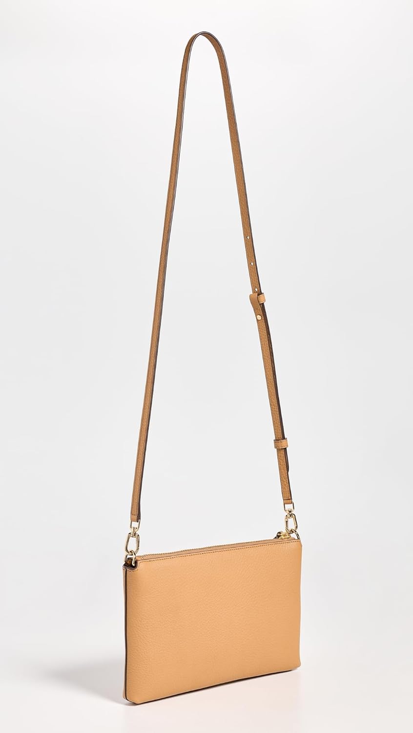 Tory Burch Women's Mercer Pebbled Wallet Crossbody
