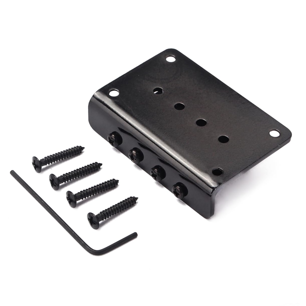 Abaodam 3sets Ga905 Metal Bass Guitar Bridge 4 Screws Vintage for Height Adjust Sweet Tone 4string*3