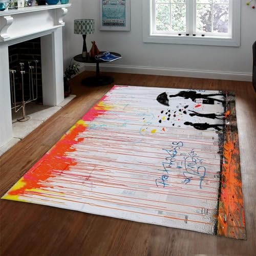 Tapis graffiti Banksy résistant pour relooker une chambre d'enfants - 2