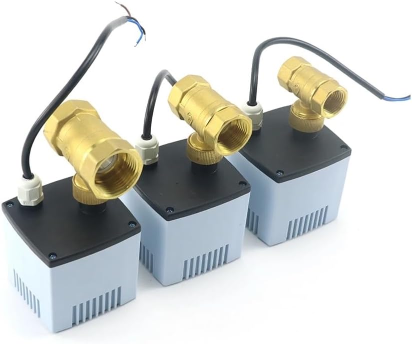 1/2" 3/4" 1" 1-1/4" 220VAC DC12V IP67 Brass Motorized Ball Valve 3-Wire 2-Control 2-Way DN15/DN20/DN25/DN40(1",220V AC)