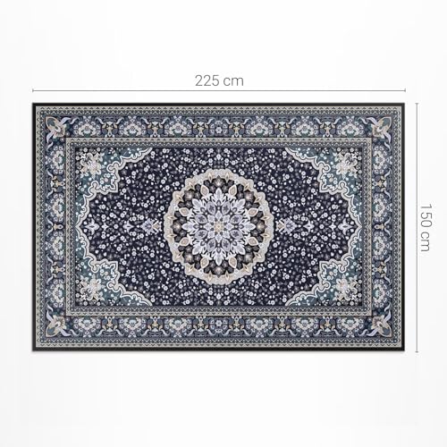 Tapis en vinyle mandala doré 150x225 cm Floorart - 3