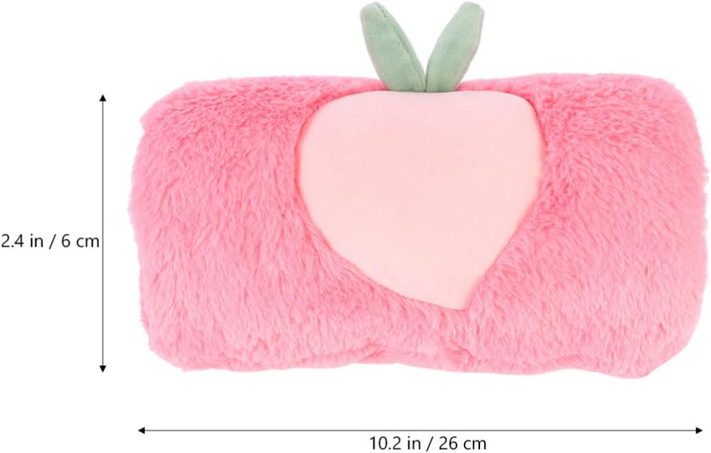 BESPORTBLE Faux Hand Muffs - Keep Warm Winter Hand Plush Pink Warmer Women Girls Valentine's Day Present Arm Warm Pillow 30X18cm - Image 3