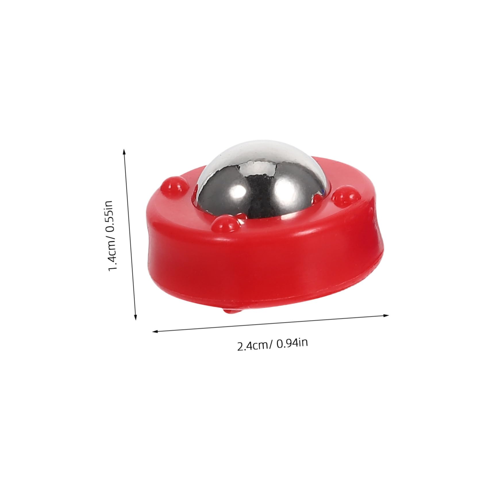 iplusmile 24 Stück Shuffleboard Pucks aus Stahl und Kunststoff für Desktop Interaktives Kleiner Bowling Spielset mit Ausreichend Pucks für Stundenlangen Spielspaß