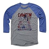 500 LEVEL Andre Dawson Tee Shirt (Baseball Tee, XX-Large, Royal/Heather Gray) - Andre Dawson Stats B