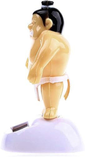 Miniatura 5 de Sumo Wrestler - Adorno de tablero de instrumentos para interior de automóvil con energía solar, regalo