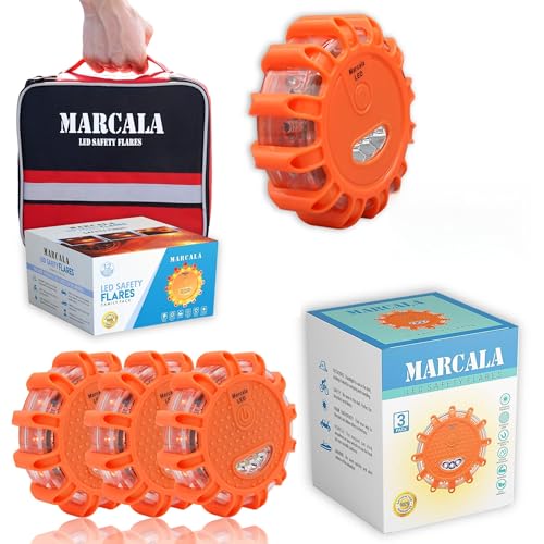 Marcala-12-Pack-LED-Flare-kit-The-Original-3-Pack-Road-Flare-Kit-Flares Marcala 12-Pack LED Flare kit + The Original 3-Pack Road Flare Kit Flares - Image 1